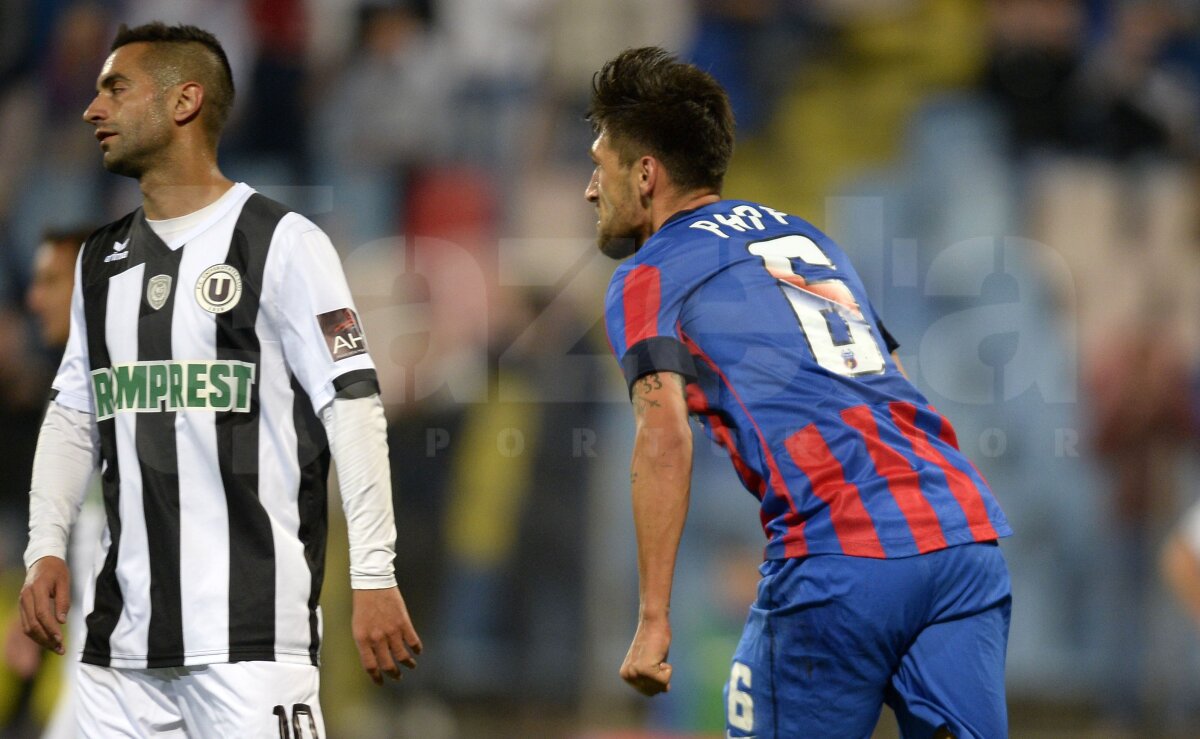 FOTO + VIDEO Recital în Ghencea! Steaua cîştigă la scor meciul cu U Cluj, 4-1 şi îşi reface avantajul de 3 puncte în fruntea clasamentului