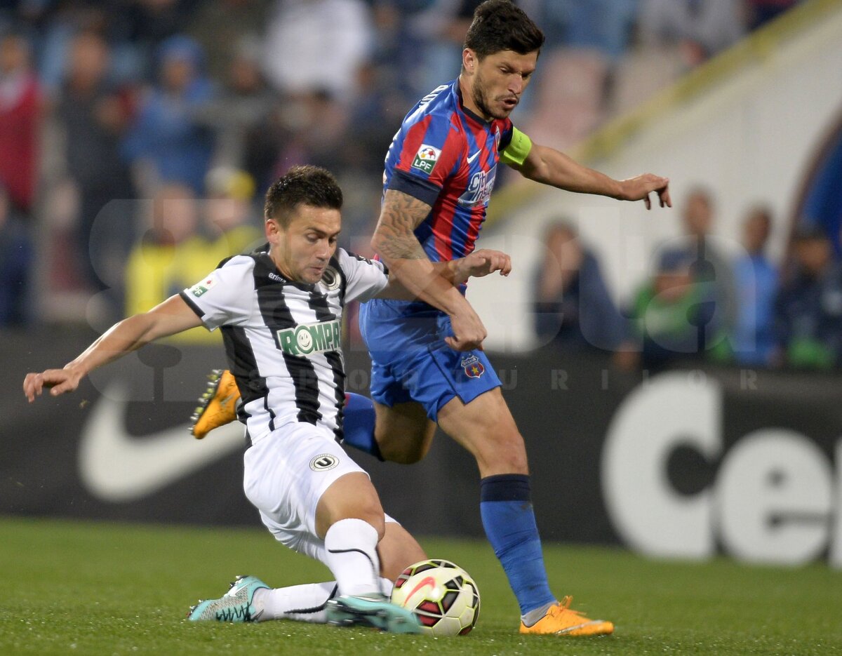 FOTO + VIDEO Recital în Ghencea! Steaua cîştigă la scor meciul cu U Cluj, 4-1 şi îşi reface avantajul de 3 puncte în fruntea clasamentului