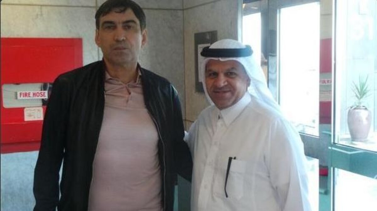 FOTO Primele imagini cu Victor Piţurcă în Arabia Saudită » S-a pozat cu fani şi oficiali
