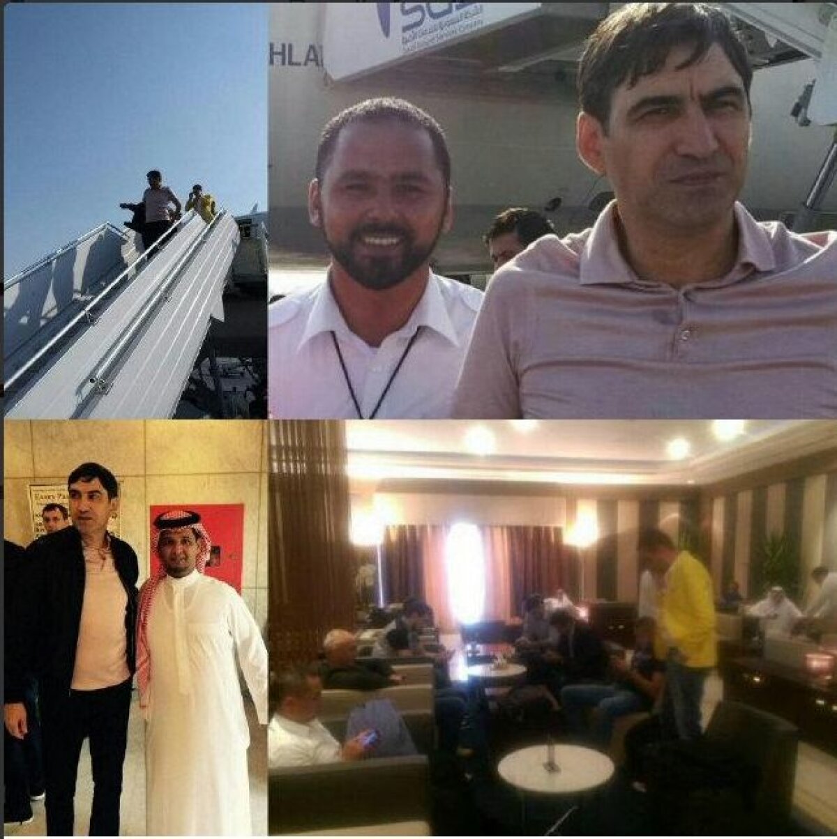 FOTO Primele imagini cu Victor Piţurcă în Arabia Saudită » S-a pozat cu fani şi oficiali