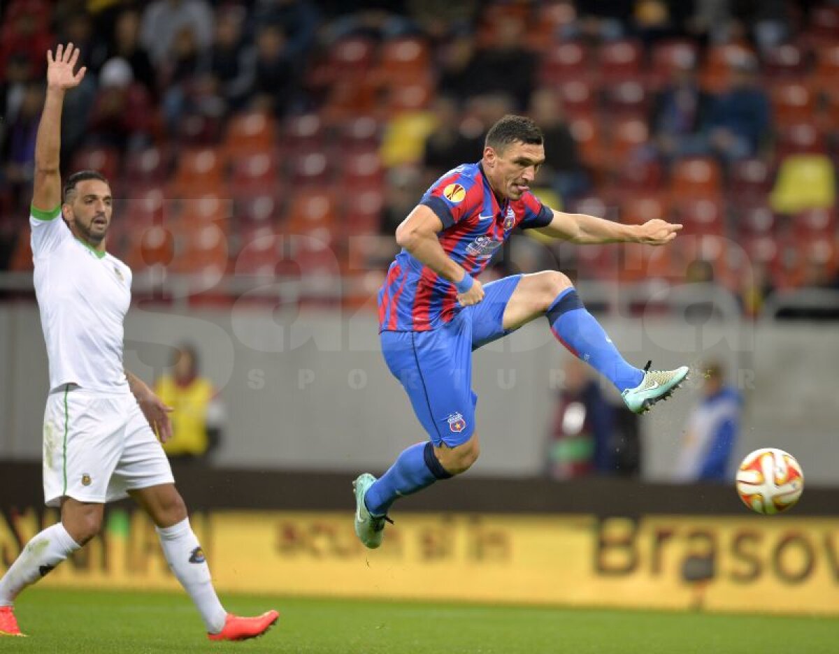 FOTO şi VIDEO Steaua urcă pe primul loc în grupa J din Europa League, după victoria în faţa lui Rio Ave, scor 2-1