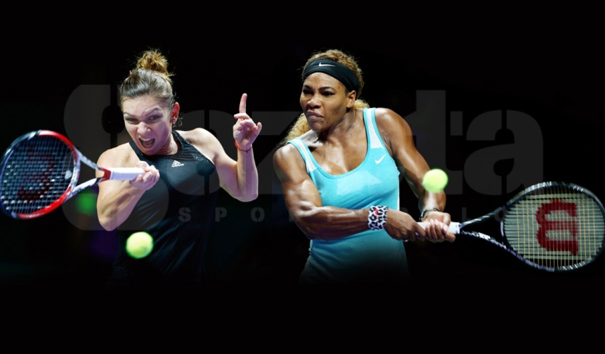 Corespondenţă din Singapore » Al doilea şoc! Simona Halep o va întîlni pe Serena Williams, de la ora 13:00, în finala Turneului Campioanelor