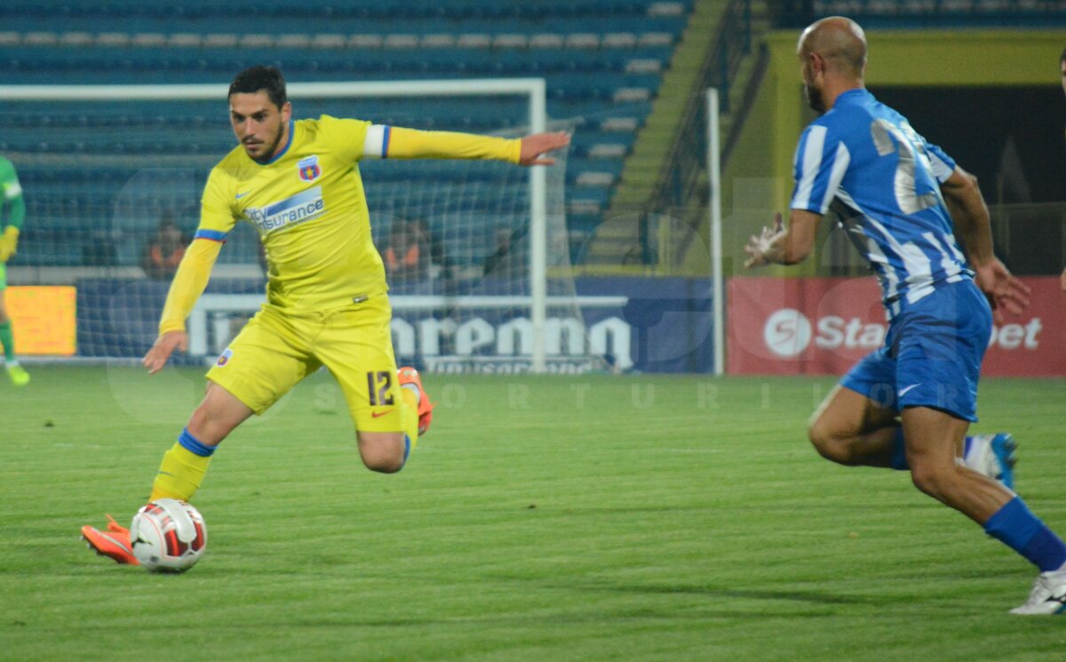 FOTO În "sferturi" cu Măcriş şi cu Vîlceanu » Cu rezerve şi juniori în echipă, Steaua se califică la Iaşi cu un gol în minutul 89