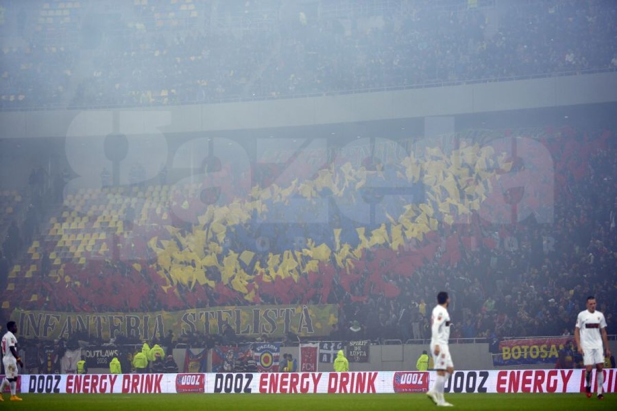 FOTO Atmosferă incendiară la derby » Coregrafii spectaculoase ale galeriilor