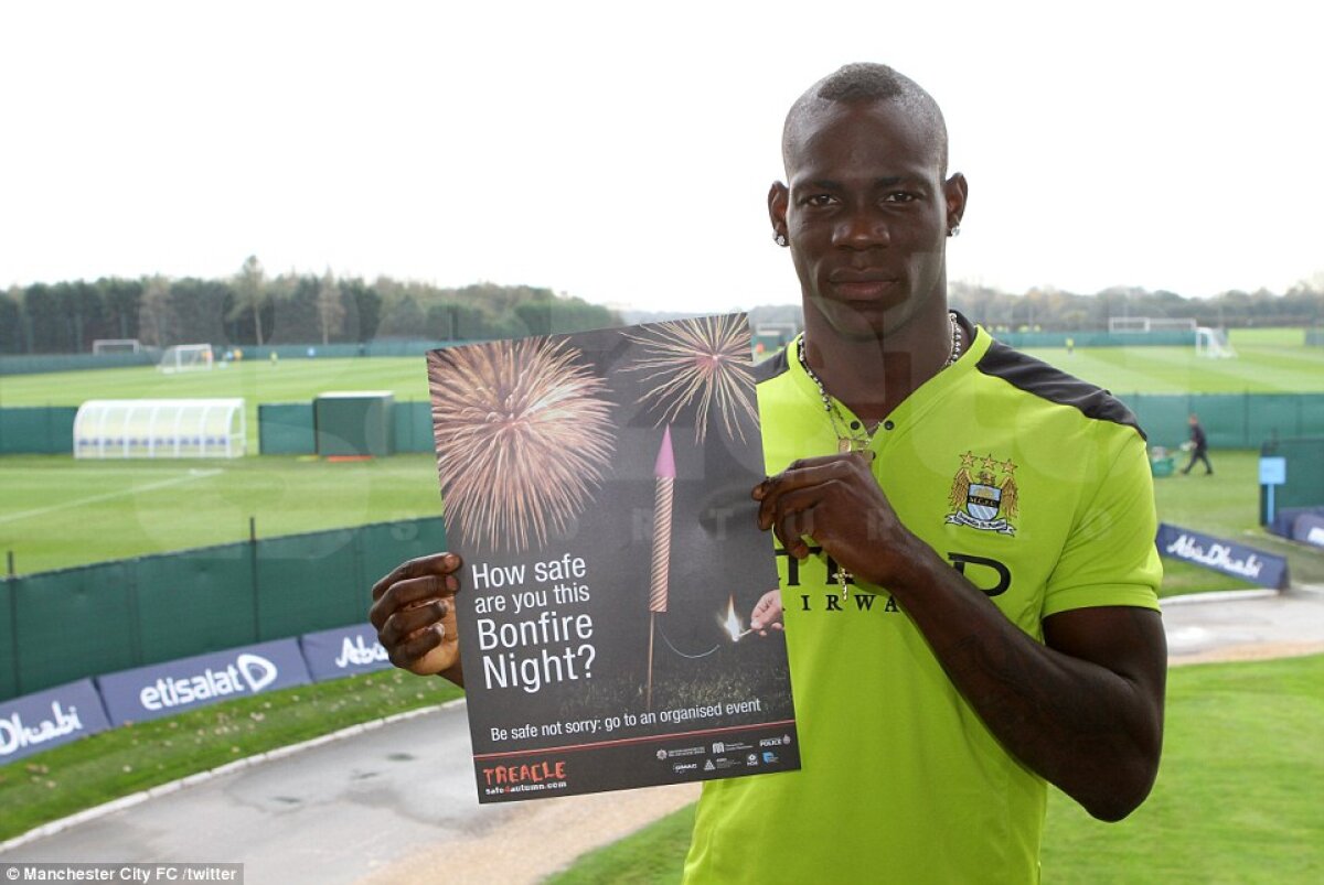 FOTO Asta a făcut Mario Balotelli! Primele imagini cu casa incendiată cu artificii de italian