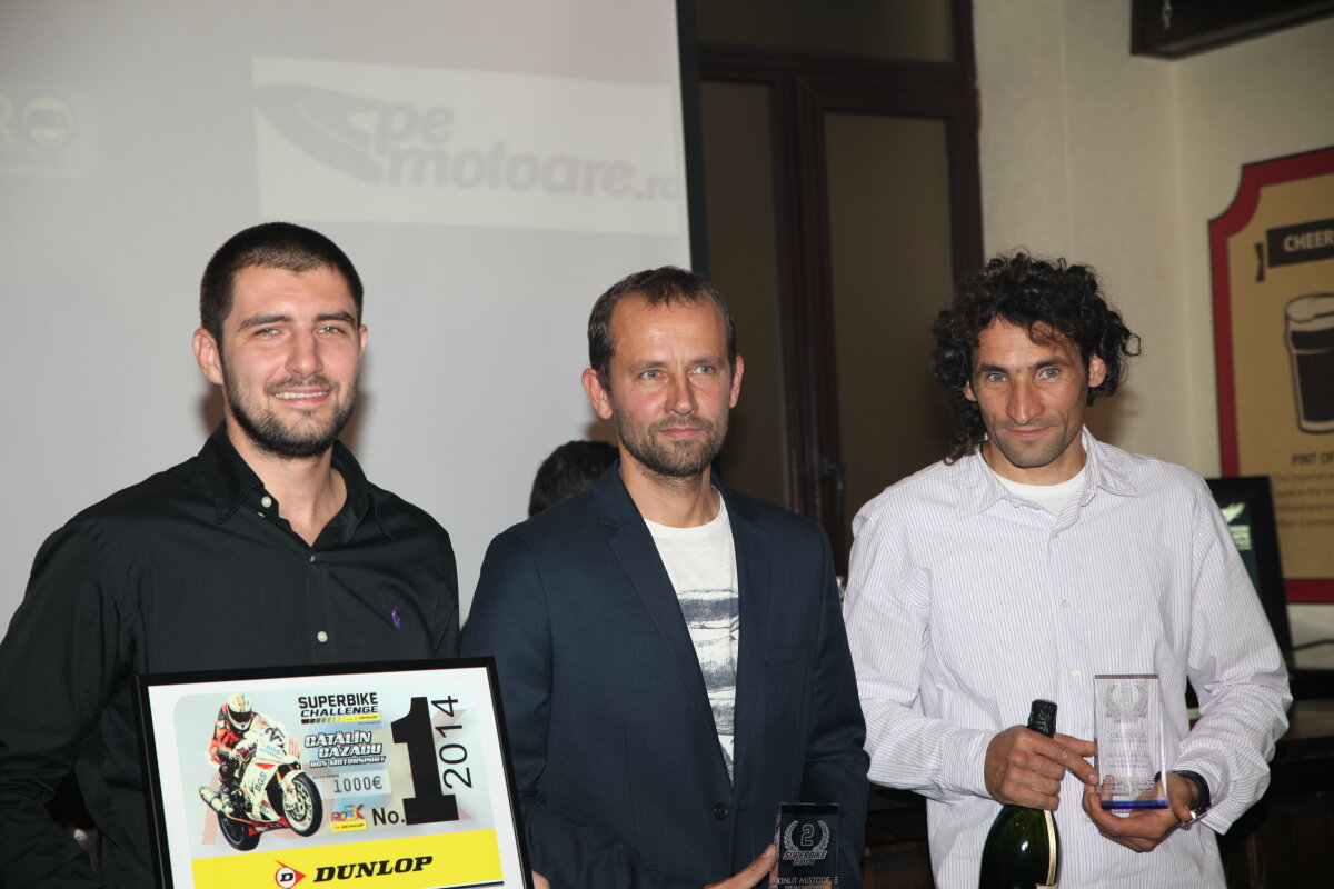 S-au împărţit premiile la Gala Campionilor Dunlop Romanian Superbike 2014. Cine sînt cîştigătorii