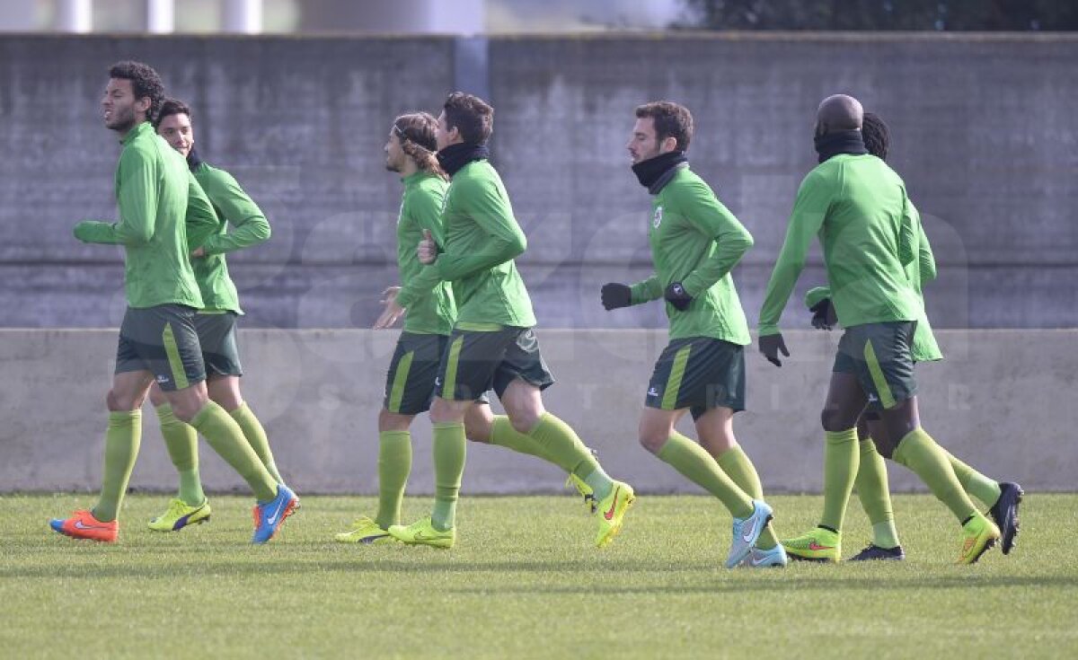 GALERIE FOTO Fotbaliştii lui Rio Ave au fost destinşi la antrenamentul oficial de astăzi » Ce a spus antrenorul portughezilor