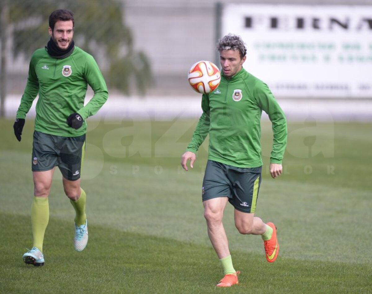 GALERIE FOTO Fotbaliştii lui Rio Ave au fost destinşi la antrenamentul oficial de astăzi » Ce a spus antrenorul portughezilor