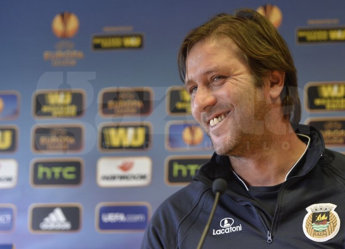 GALERIE FOTO Fotbaliştii lui Rio Ave au fost destinşi la antrenamentul oficial de astăzi » Ce a spus antrenorul portughezilor