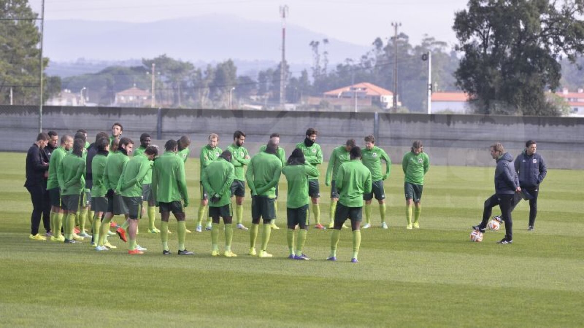 GALERIE FOTO Fotbaliştii lui Rio Ave au fost destinşi la antrenamentul oficial de astăzi » Ce a spus antrenorul portughezilor