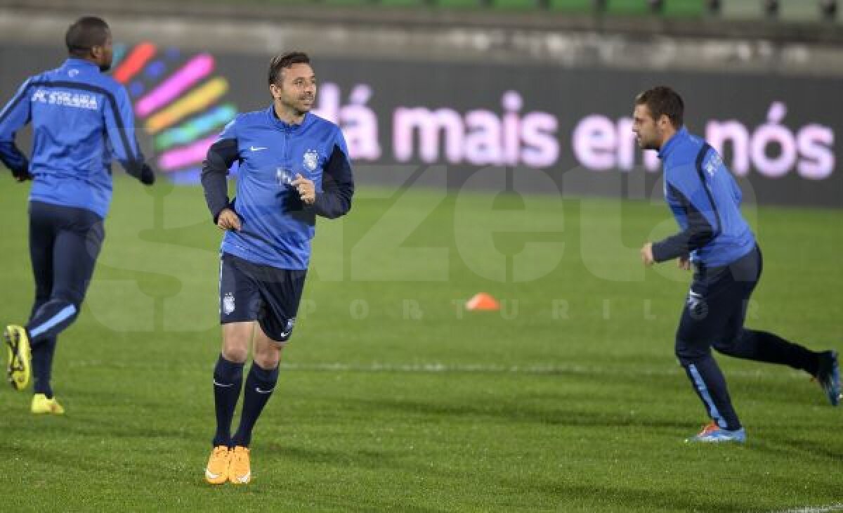 GALERIE FOTO Steaua a susţinut antrenamentul oficial în Portugalia! Prima reaţie a lui Costel Gâlcă despre gestul lui Sînmărtean de la meciul cu Dinamo
