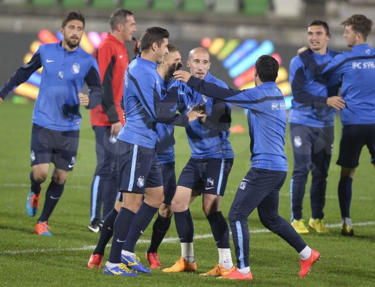 GALERIE FOTO Steaua a susţinut antrenamentul oficial în Portugalia! Prima reaţie a lui Costel Gâlcă despre gestul lui Sînmărtean de la meciul cu Dinamo