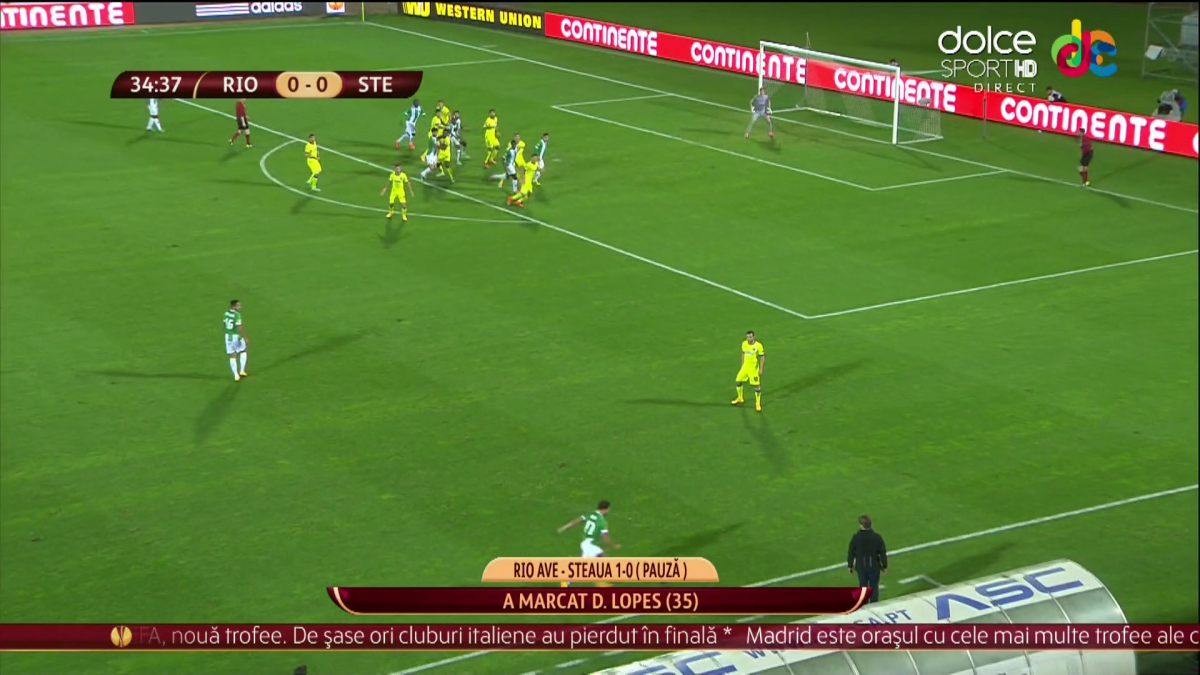 VIDEO Trei momente care au produs primul gol al lui Rio Ave şi cine a greşit