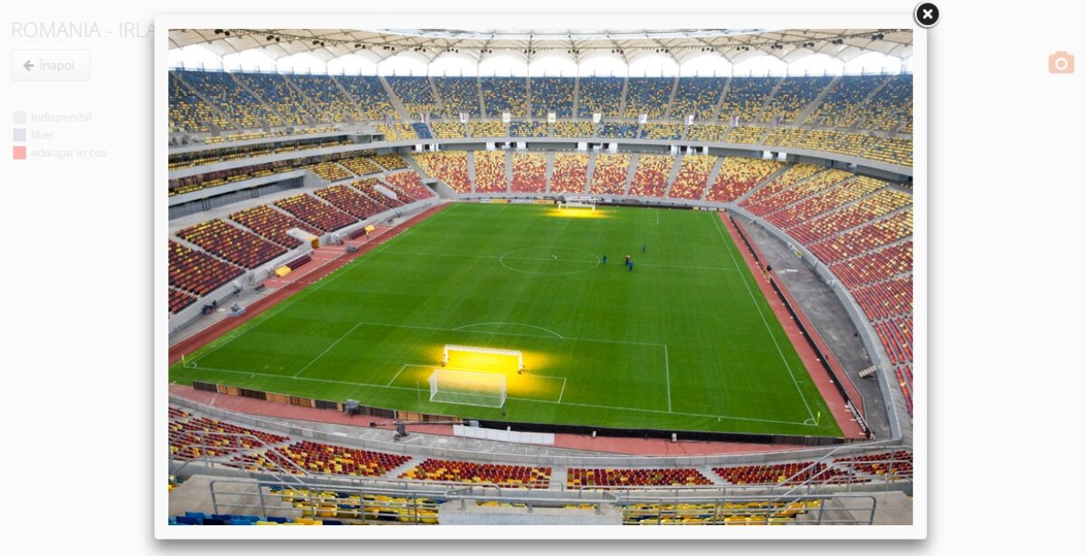 FOTO » Premieră la FRF! Federaţia le arată fanilor cum vor vedea meciul din sectorul ales