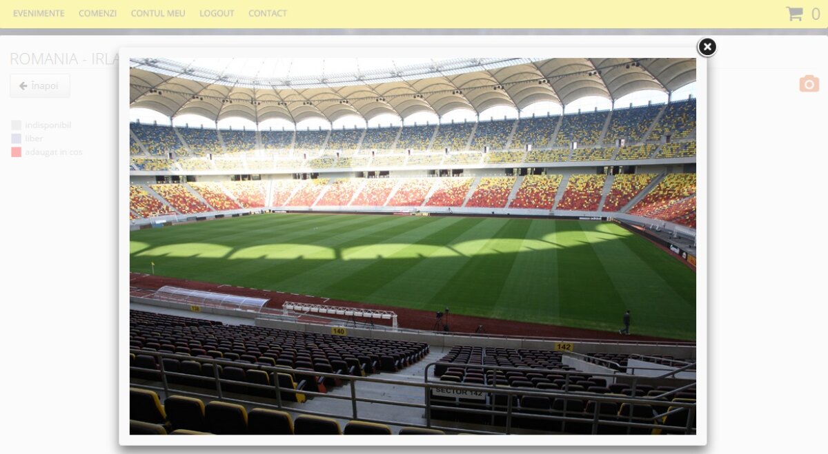 FOTO » Premieră la FRF! Federaţia le arată fanilor cum vor vedea meciul din sectorul ales