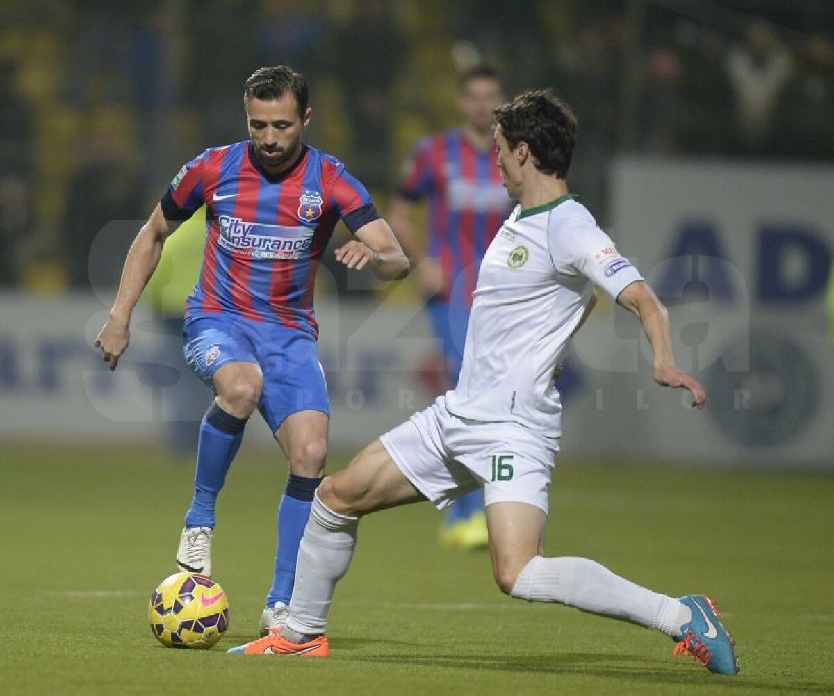 FOTO şi VIDEO Tănase şi atît! Roş-albaştrii înving greu la Chiajna cu 1-0, după golul "decarului" Stelei