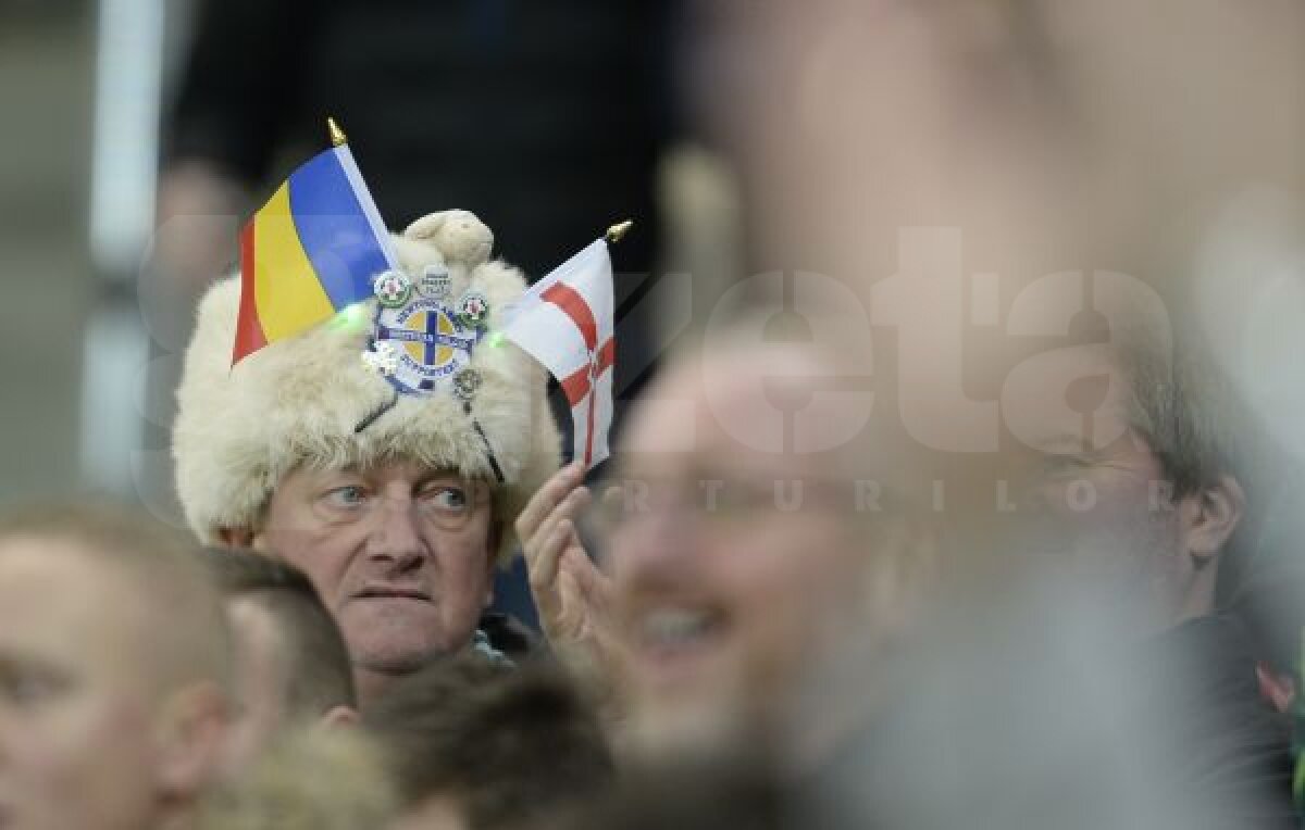 GALERIE FOTO Puţini dar gălăgioşi! Românii nu s-au mai îngrămădit la stadion pentru mecul cu Irlanda de Nord! Cîţi suporteri au venit la meci