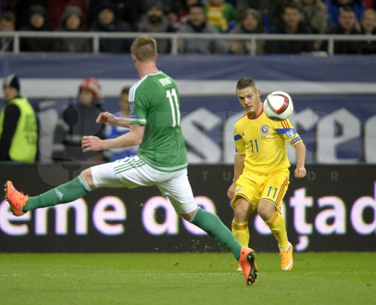 FOTO şi VIDEO România a învins Irlanda de Nord cu 2-0 şi a preluat şefia Grupei F