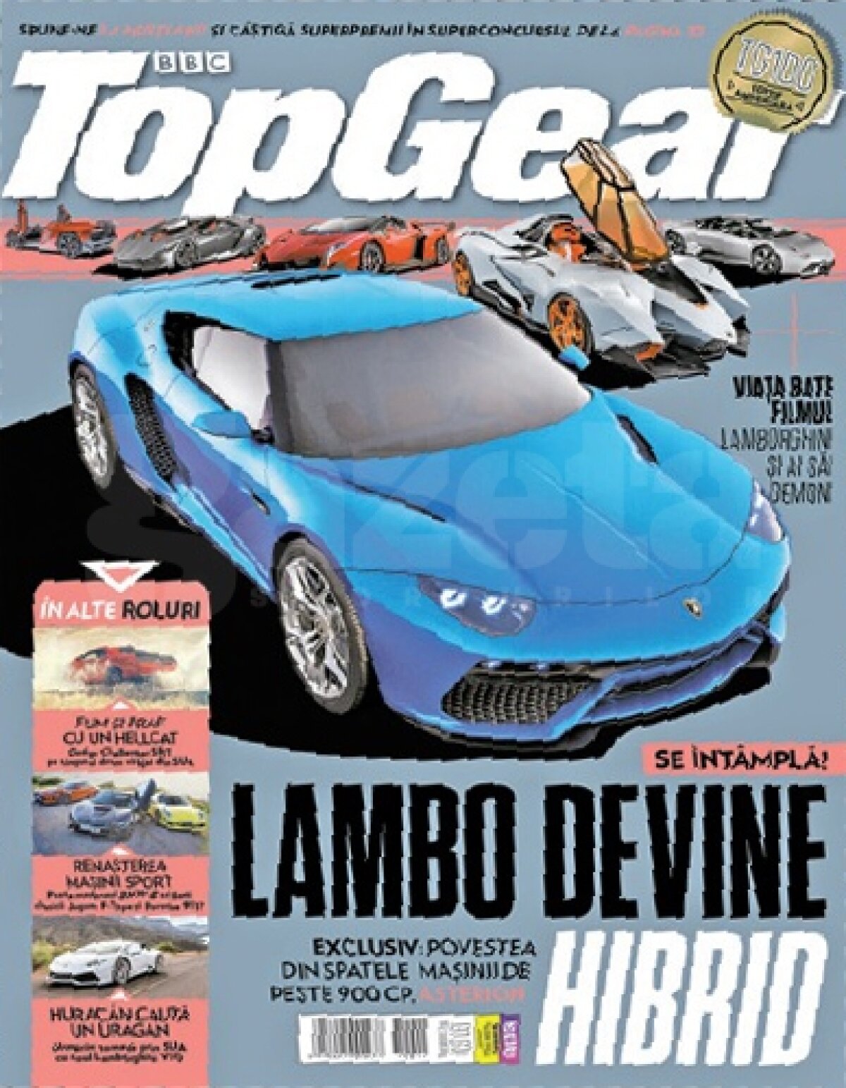 TopGear de noiembrie a apărut pe piaţă » Albastru electric: Asterion va scrie istorie pentru Lamborghini