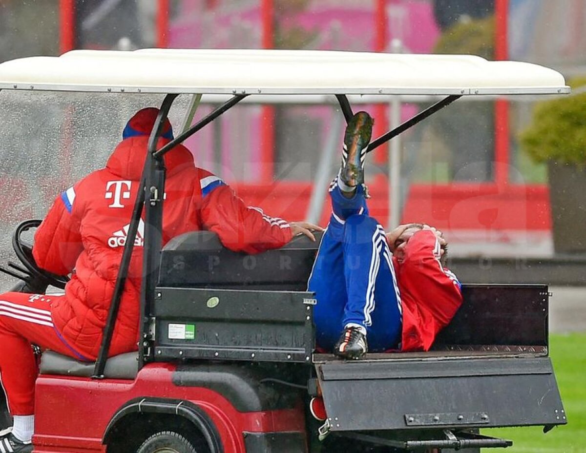 FOTO Phillip Lahm făcut praf! Fractură, operaţie, trei luni pe tuşă