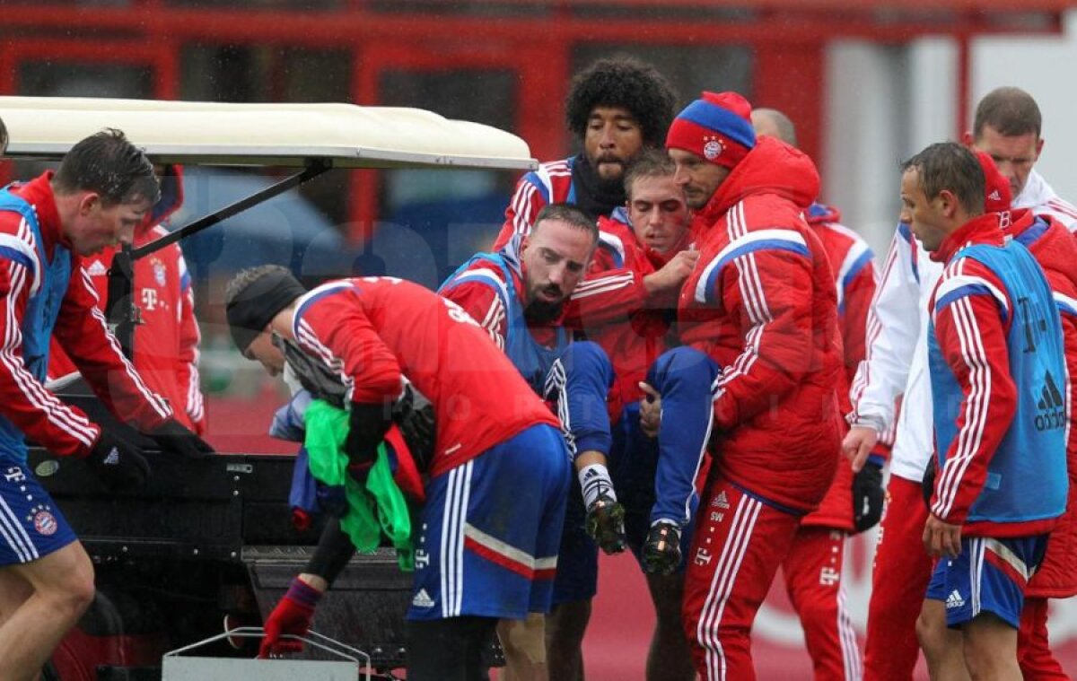 FOTO Phillip Lahm făcut praf! Fractură, operaţie, trei luni pe tuşă