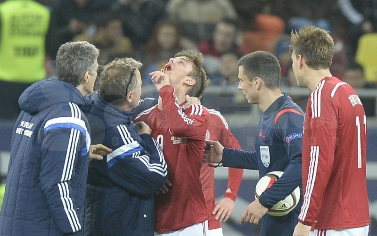 FOTO Bad boy Lucică! Sînmărtean i-a rupt dinţii unui adversar » Danezul a fost transportat la spital