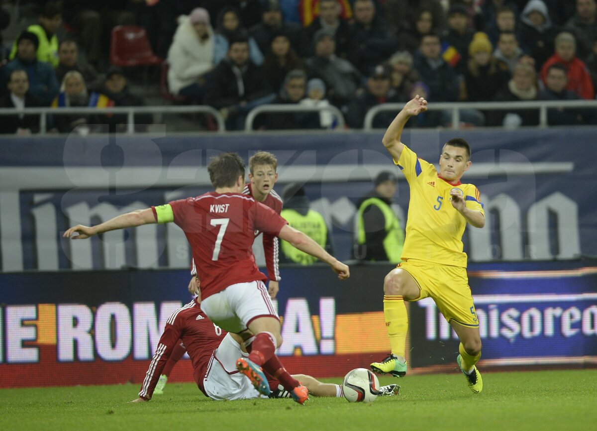 FOTO Distrugătorul de danezi! Claudiu Keşeru execută naţionala Danemarcei, iar România învinge cu 2-0