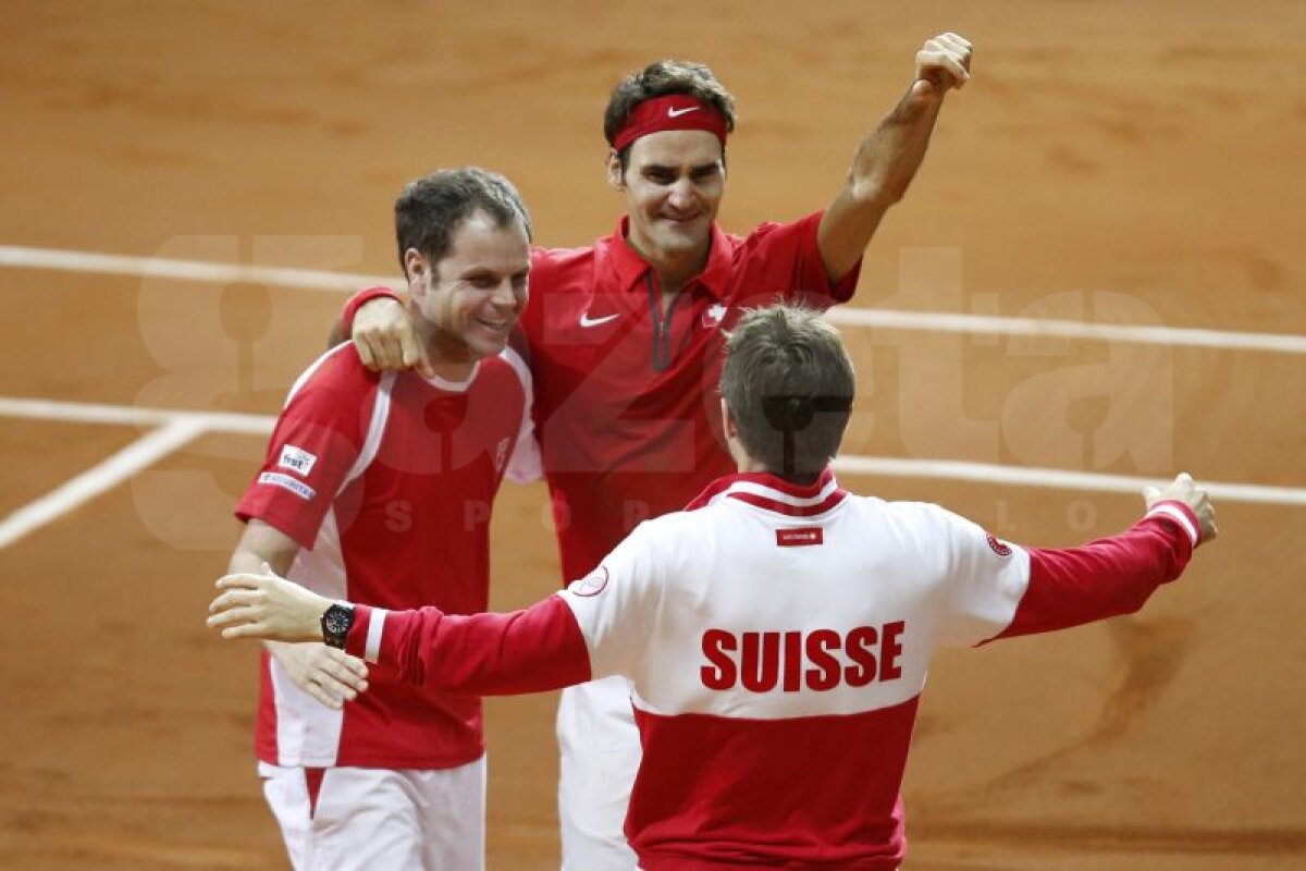 FOTO » ISTORIE LIVE Elvetia a cîştigat Cupa Davis » Roger Federer a adus punctul decisiv