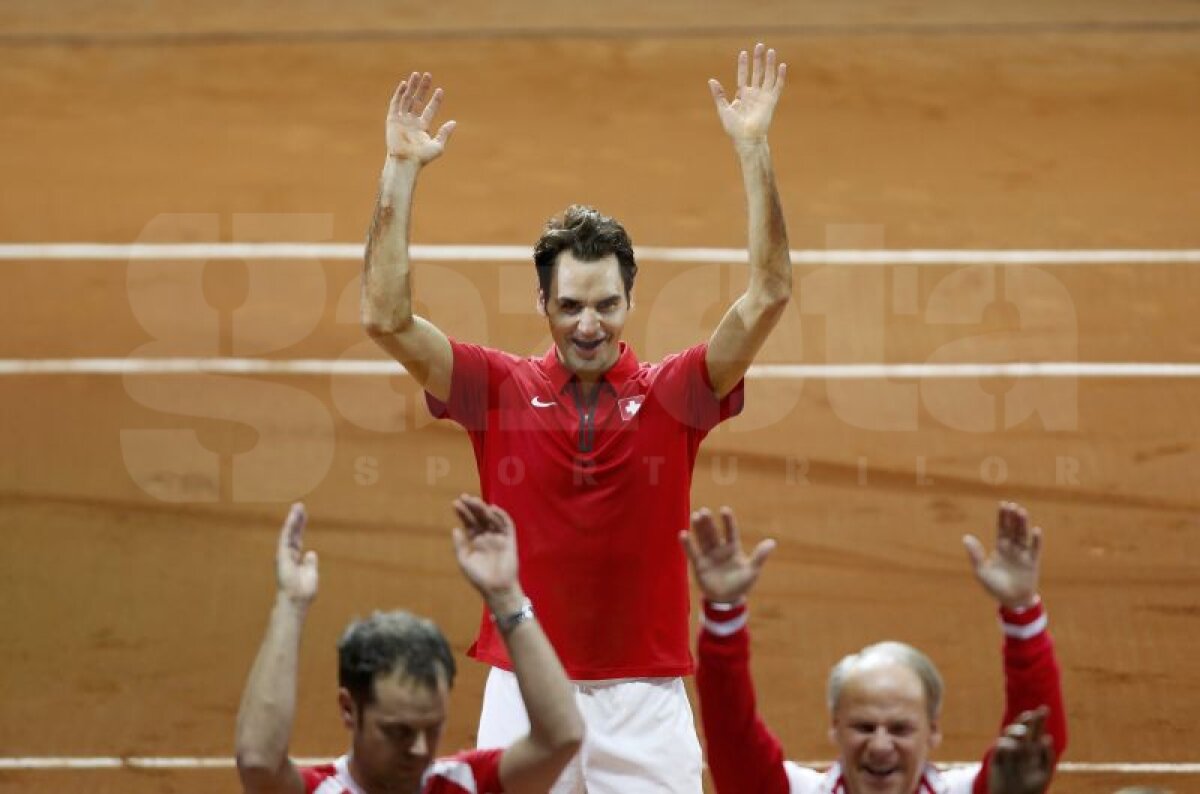 FOTO » ISTORIE LIVE Elvetia a cîştigat Cupa Davis » Roger Federer a adus punctul decisiv