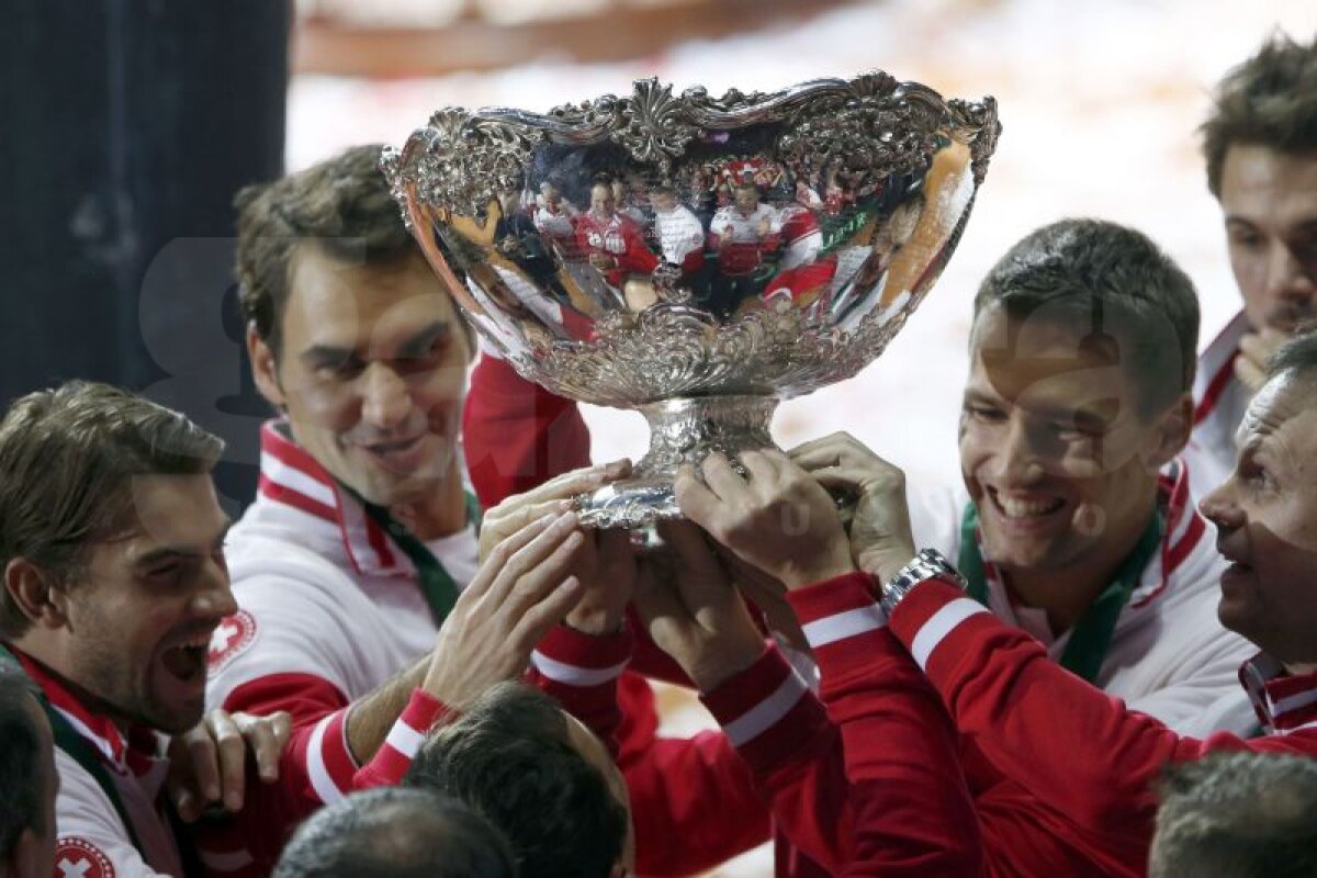 FOTO » ISTORIE LIVE Elvetia a cîştigat Cupa Davis » Roger Federer a adus punctul decisiv