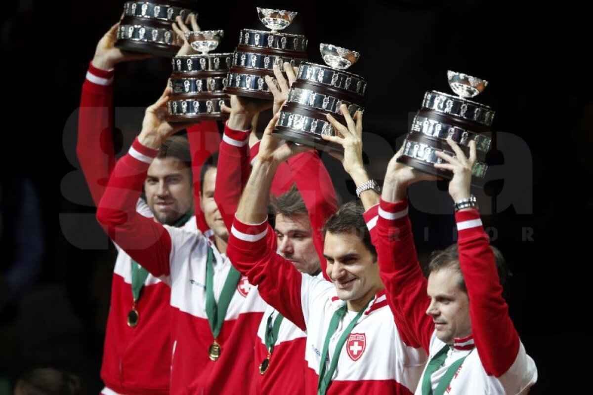 FOTO » ISTORIE LIVE Elvetia a cîştigat Cupa Davis » Roger Federer a adus punctul decisiv