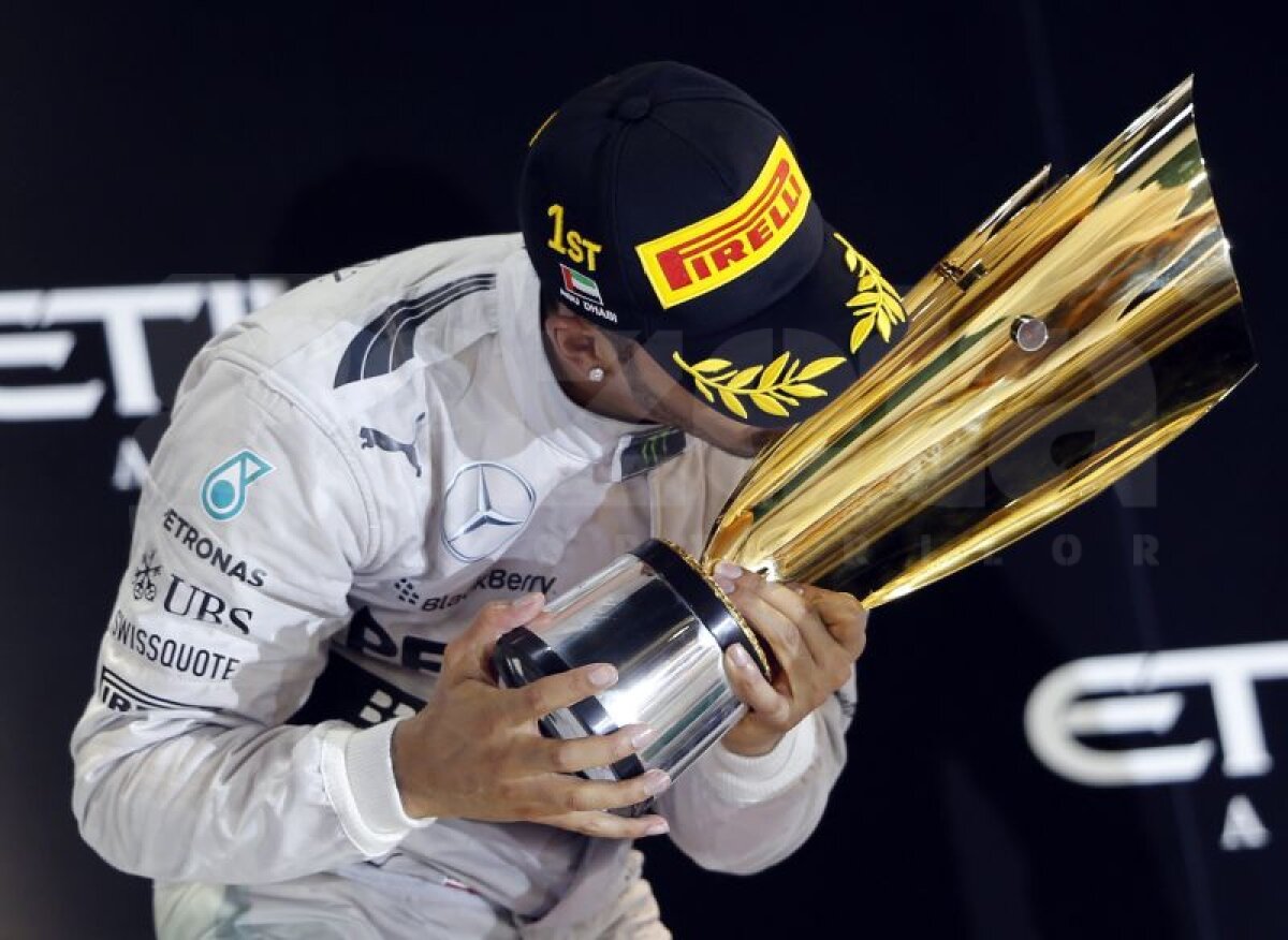 Lewis Hamilton încheie en fanfare sezonul: victorie la Abu Dhabi şi al doilea titlu mondial!