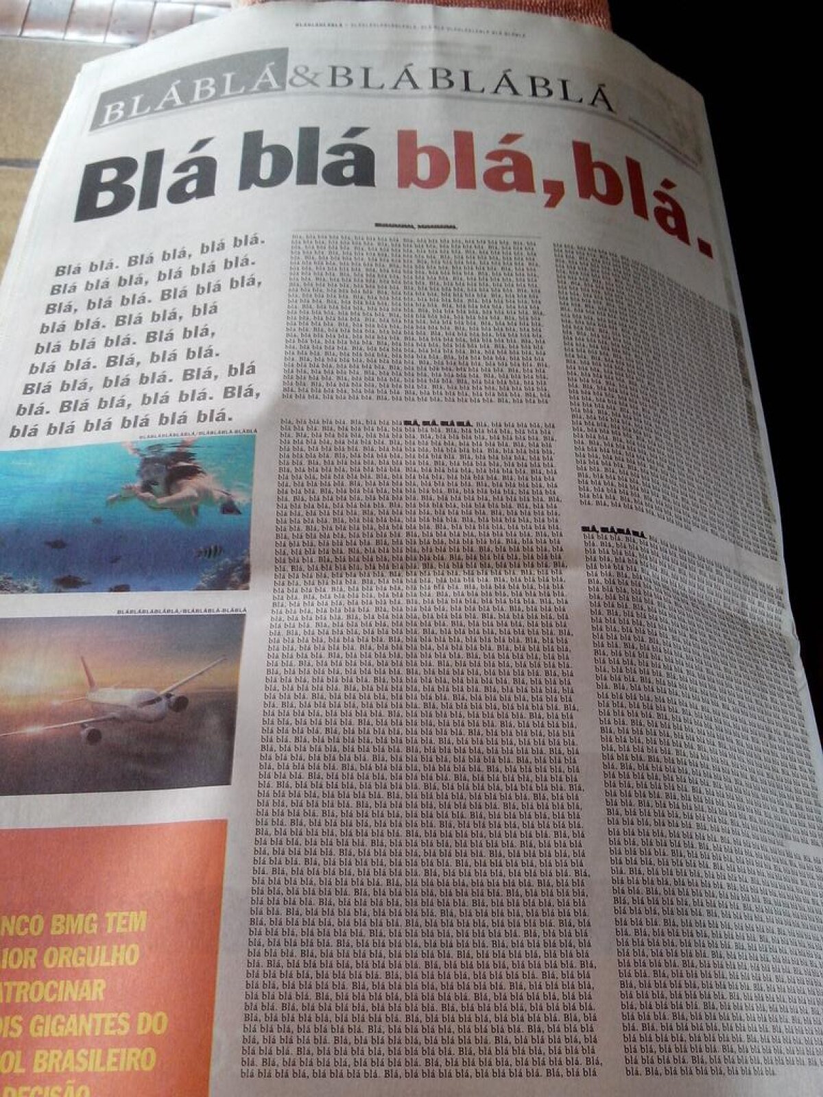 FOTO » Copertă fabuloasă a unui ziar din Brazilia » Cum a prezentat ziarul derby-ul local