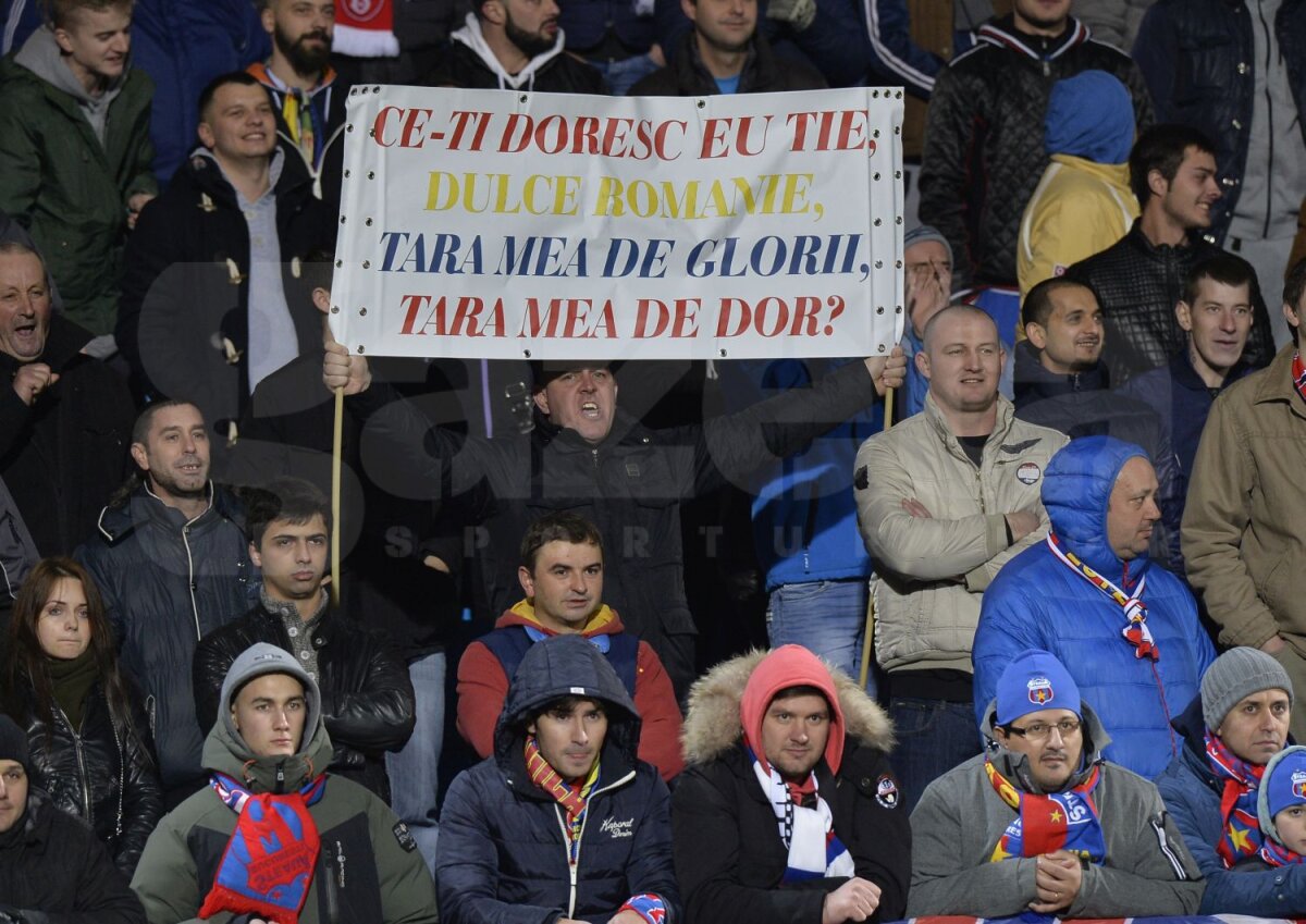 FOTO Diaspora e roş-albastră! » Steaua a fost susţinută de peste 300 de suporteri cu Aalborg