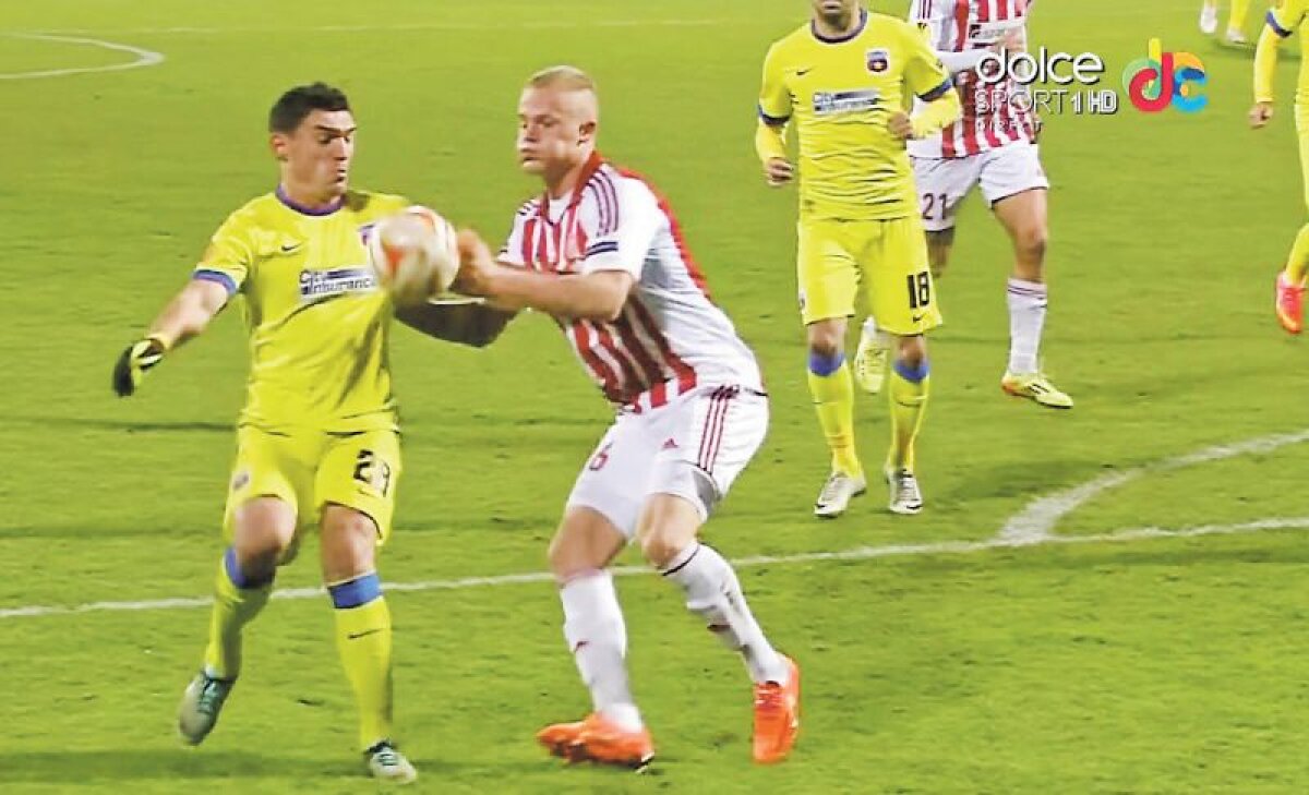 FOTO Două momente care puteau schimba soarta meciului Aalborg - Steaua