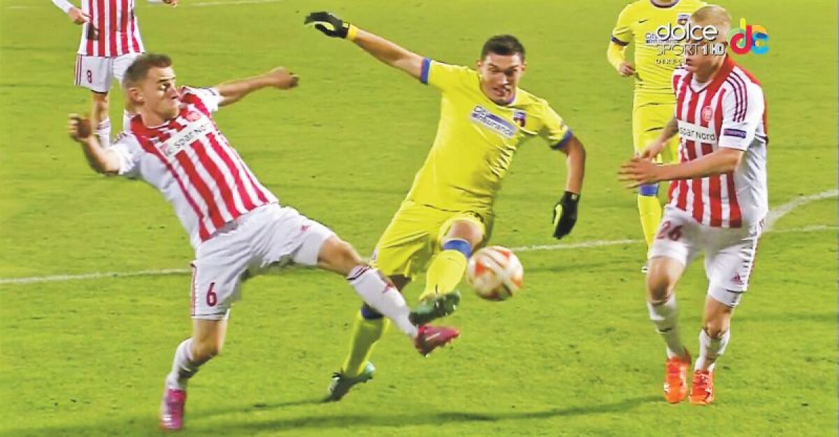 FOTO Două momente care puteau schimba soarta meciului Aalborg - Steaua