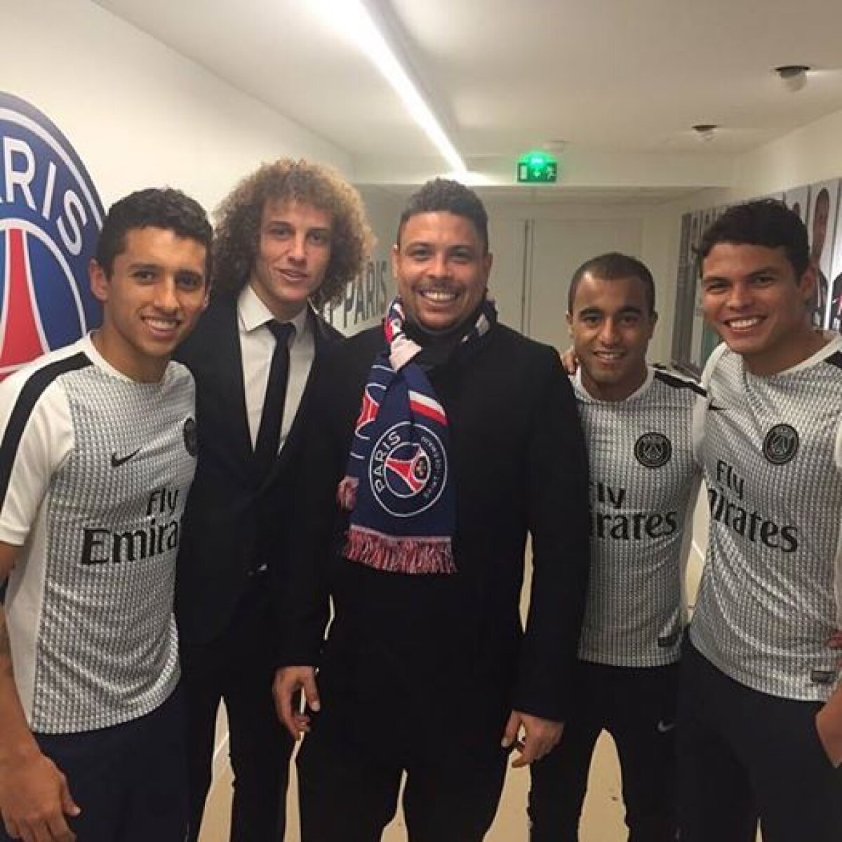 FOTO Două legende în acelaşi vestiar » Imagine de colecţie cu Zlatan Ibrahimovici şi Ronaldo