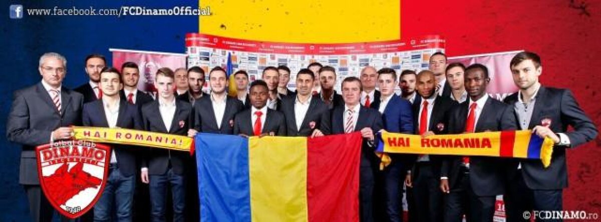 FOTO şi VIDEO Dinamoviştii au un mesaj special pentru toţi românii de Ziua Naţională