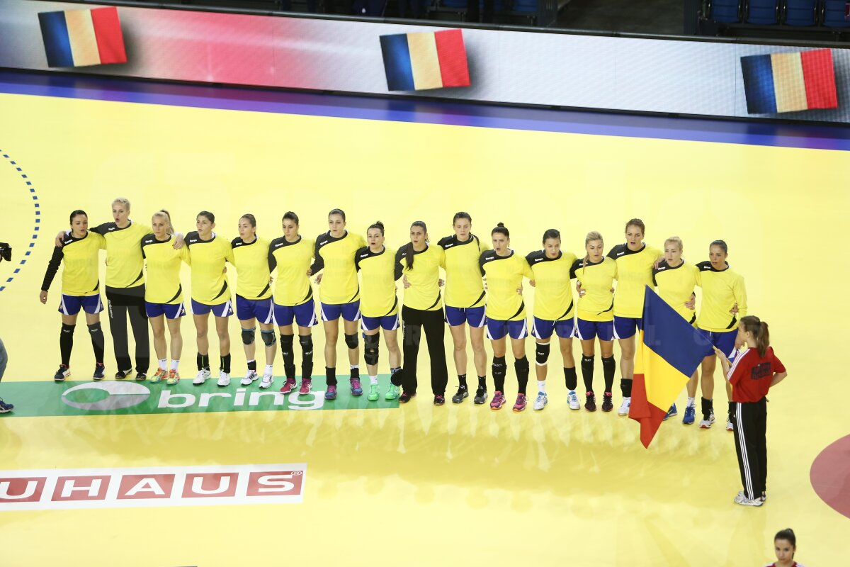 FOTO Norvegia - România 27-19 » Jucătoarele lui Tadici au pierdut meciul de debut la Campionatul European