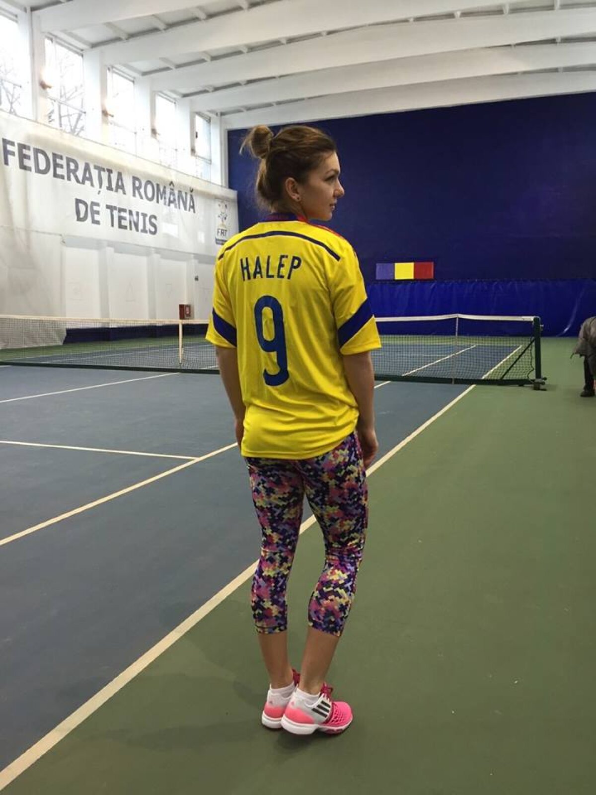 FOTO Simona Halep a primit cadoul promis de la Ciprian Marica » Românca a fost foarte încîntată