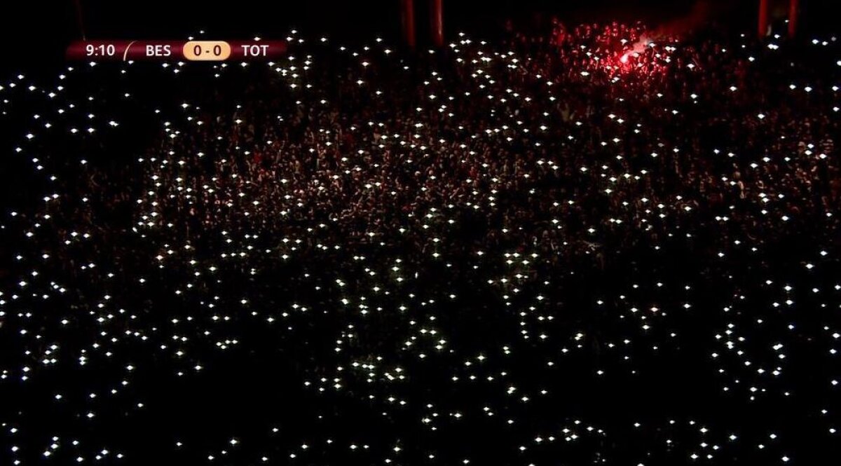 VIDEO şi FOTO Vlad Chiricheş a rămas pe întuneric » Cum au reacţionat fanii după ce a picat nocturna la Istanbul