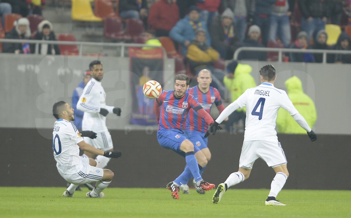 VIDEO şi FOTO » Adio, Europa! Steaua - Dinamo Kiev 0-2. Steaua ratează calificarea în primăvară