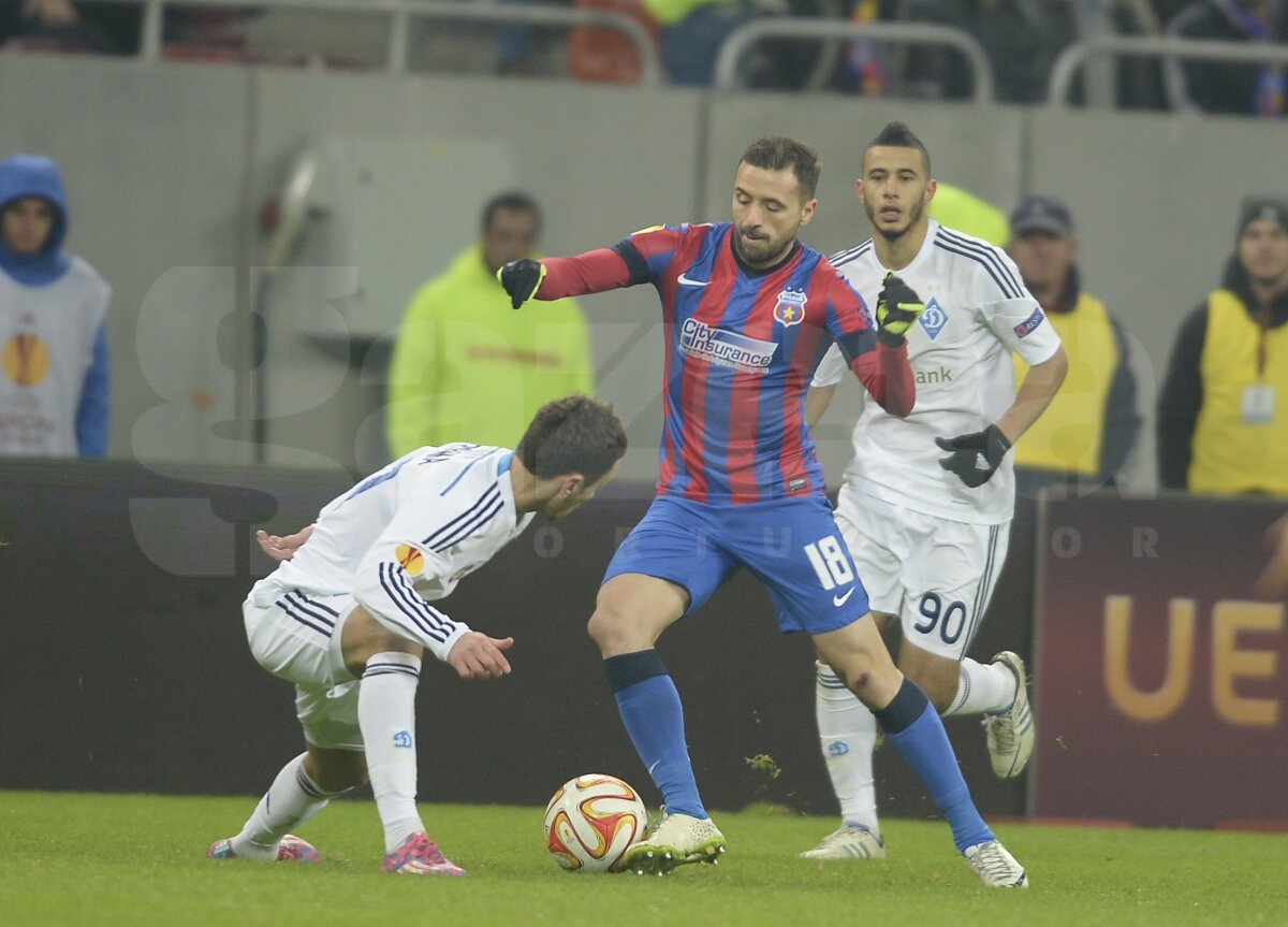 VIDEO şi FOTO » Adio, Europa! Steaua - Dinamo Kiev 0-2. Steaua ratează calificarea în primăvară