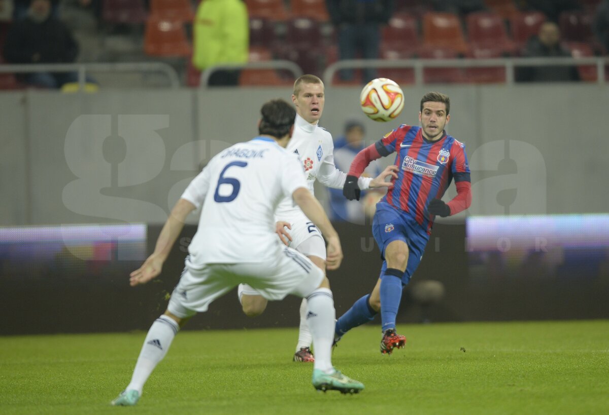 VIDEO şi FOTO » Adio, Europa! Steaua - Dinamo Kiev 0-2. Steaua ratează calificarea în primăvară