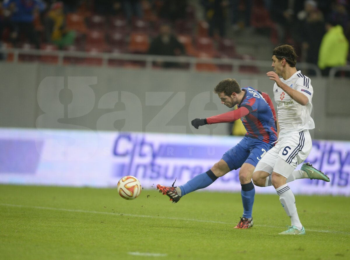 VIDEO şi FOTO » Adio, Europa! Steaua - Dinamo Kiev 0-2. Steaua ratează calificarea în primăvară