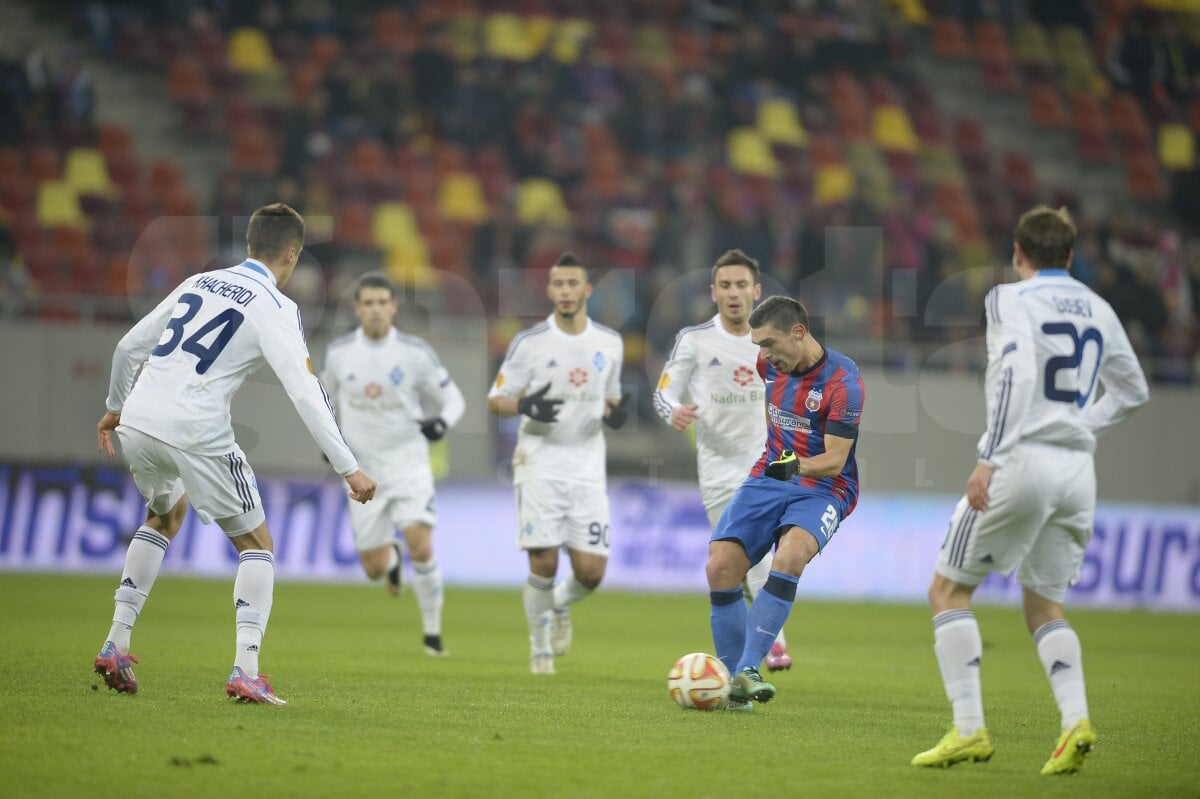 VIDEO şi FOTO » Adio, Europa! Steaua - Dinamo Kiev 0-2. Steaua ratează calificarea în primăvară