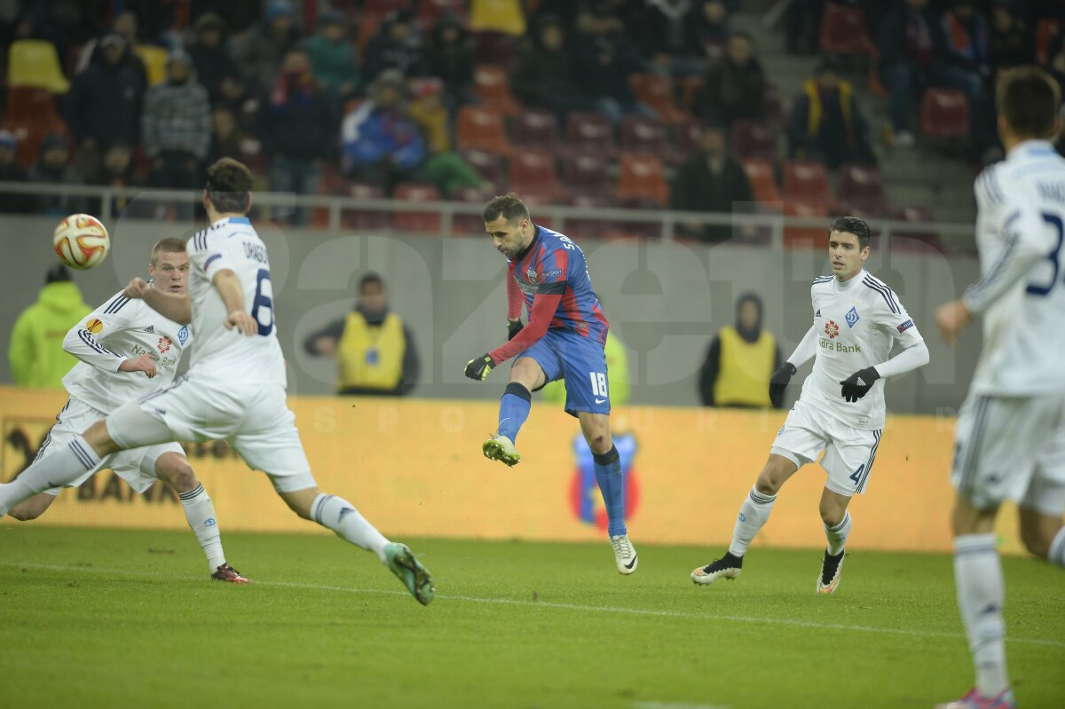 VIDEO şi FOTO » Adio, Europa! Steaua - Dinamo Kiev 0-2. Steaua ratează calificarea în primăvară