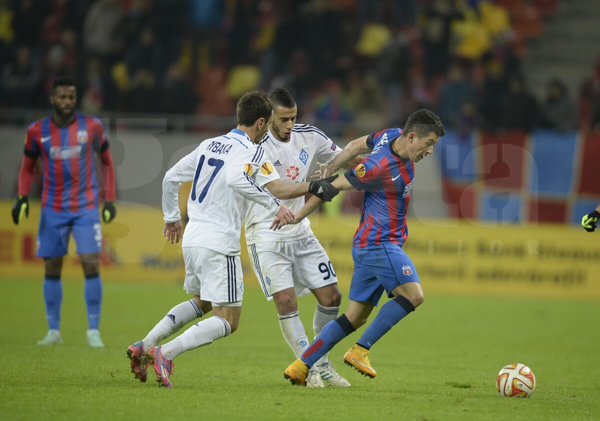 VIDEO şi FOTO » Adio, Europa! Steaua - Dinamo Kiev 0-2. Steaua ratează calificarea în primăvară