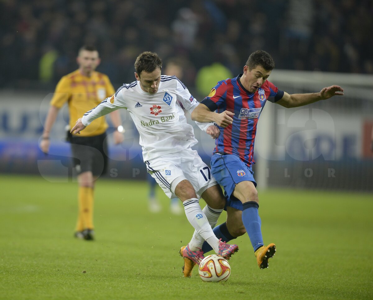 VIDEO şi FOTO » Adio, Europa! Steaua - Dinamo Kiev 0-2. Steaua ratează calificarea în primăvară