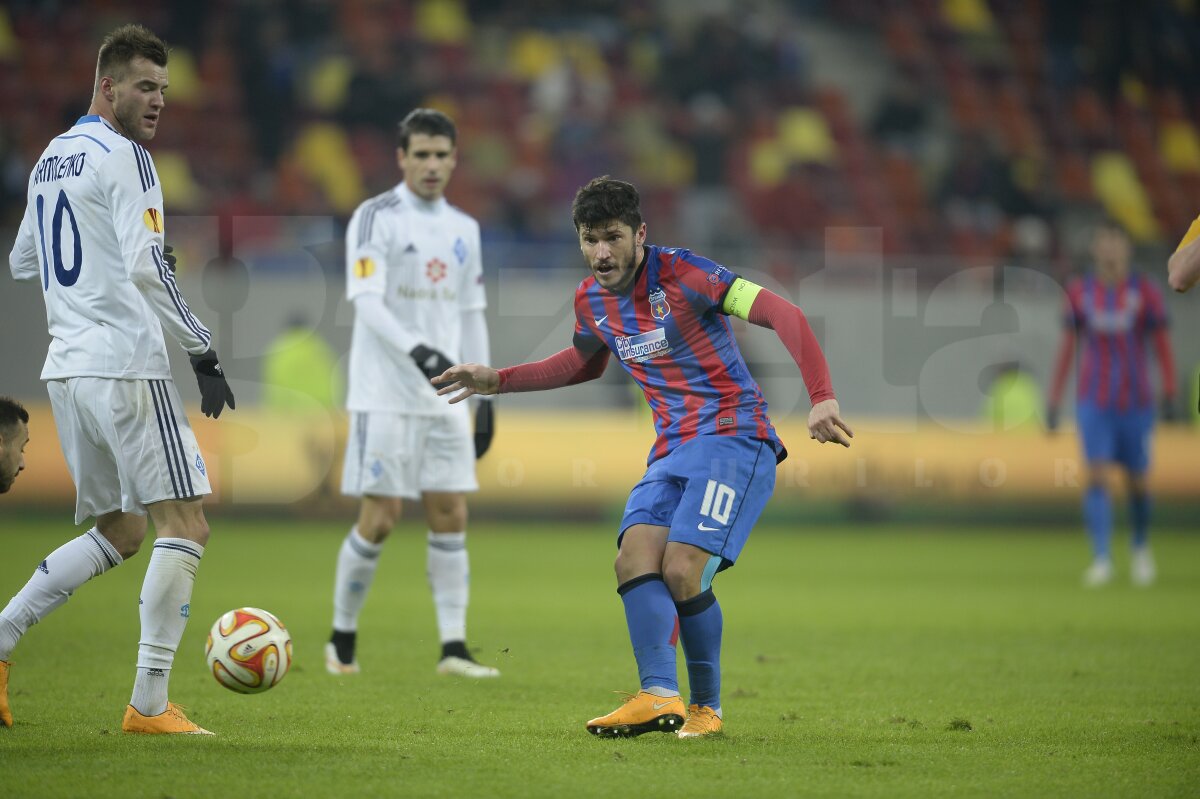 VIDEO şi FOTO » Adio, Europa! Steaua - Dinamo Kiev 0-2. Steaua ratează calificarea în primăvară